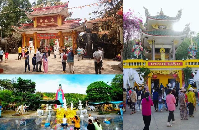 Hoạt động lễ hội ở Chùa Thái Sơn núi Cậu