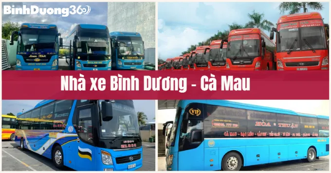 Giá vé, Địa chỉ, SĐT nhà xe Bình Dương đi Cà Mau năm 2026