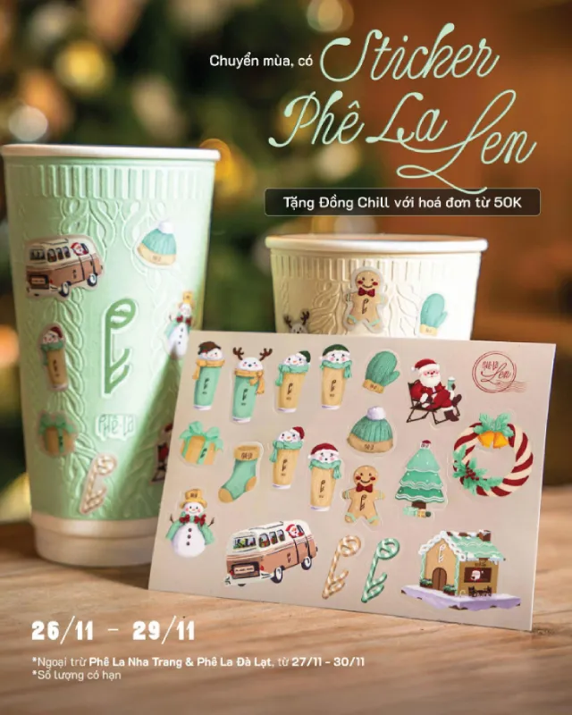 Chương trình khuyến mãi tại Phê La Thủ Dầu Một